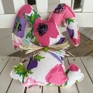 Handmade bunny decor